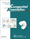 CONGENITAL ANOMALIES雜志封面